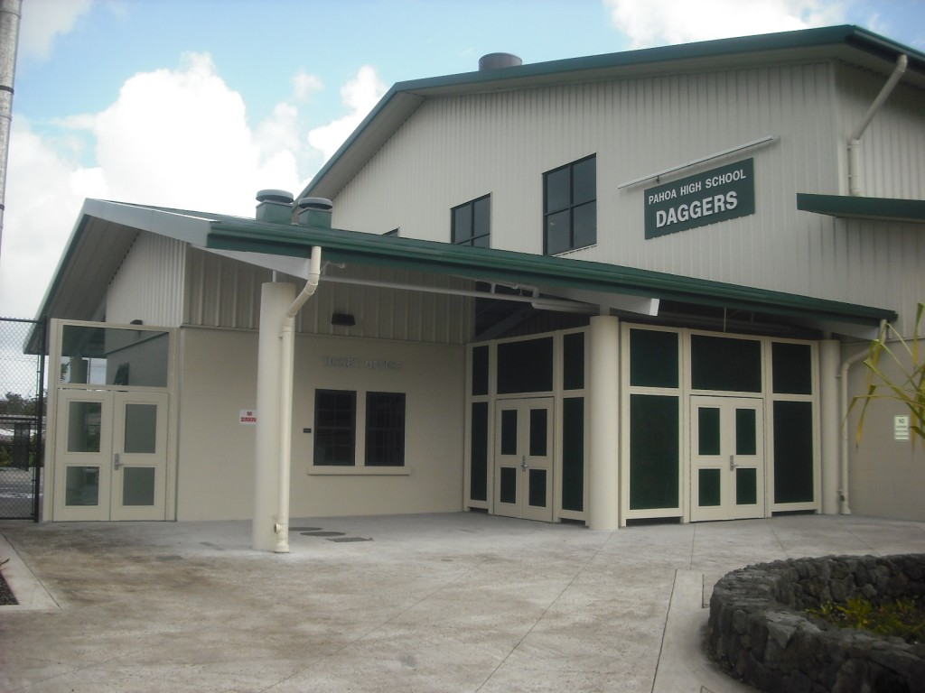 Pahoa High Gym Getting Locker and Shower Rooms Big Island Now