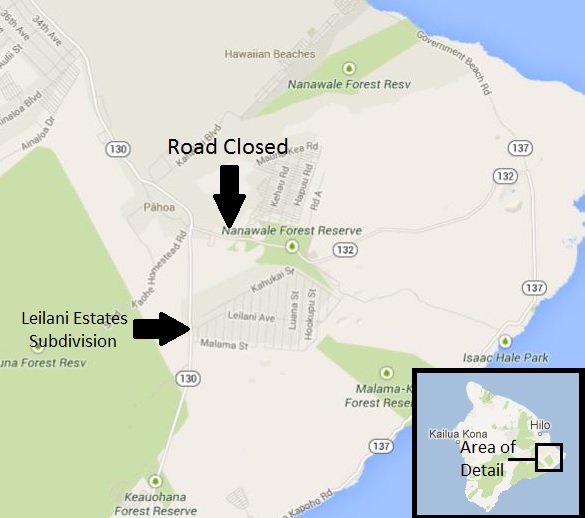 UPDATE PahoaKapoho Road Reopened to Traffic Big Island Now