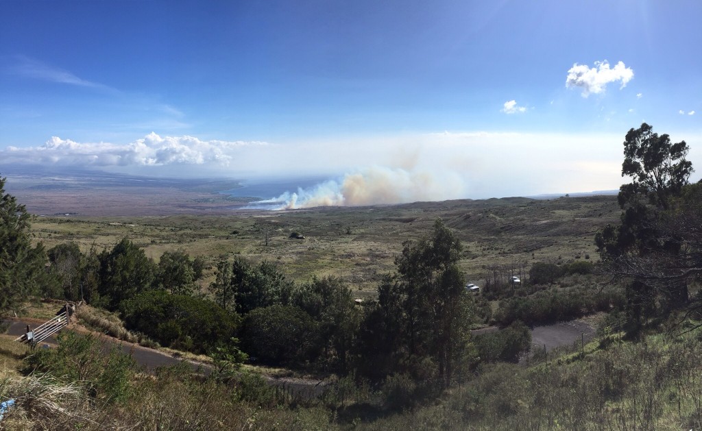UPDATE: Brush Fire Burns in Kawaihae : Big Island Now