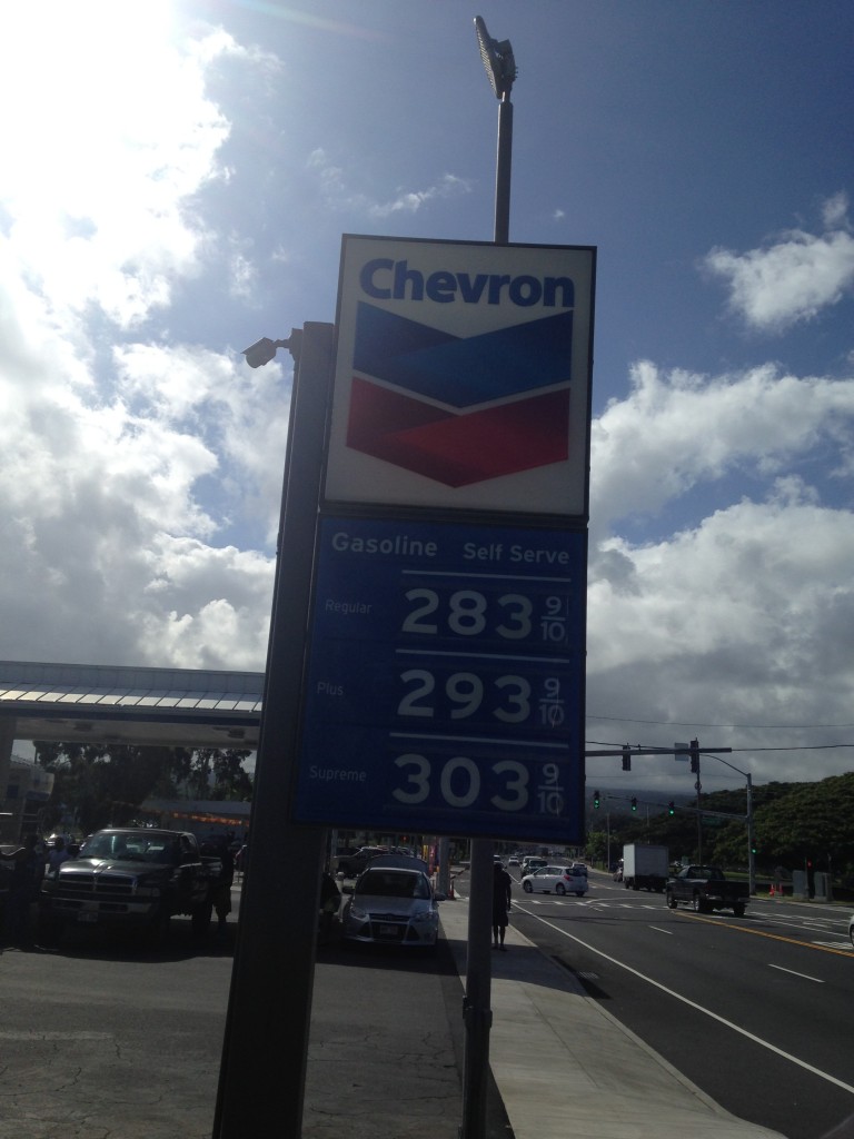 Big Island Gas Averages Go Flat Big Island Now