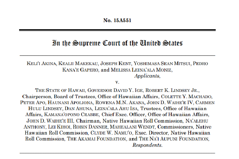 New Lawsuit Filed Against Na i Aupuni Big Island Now