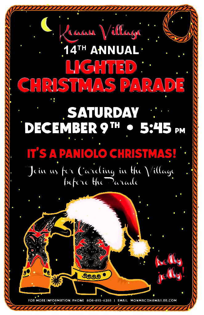 Keaʻau Christmas Lighted Parade, Dec. 9 Big Island Now
