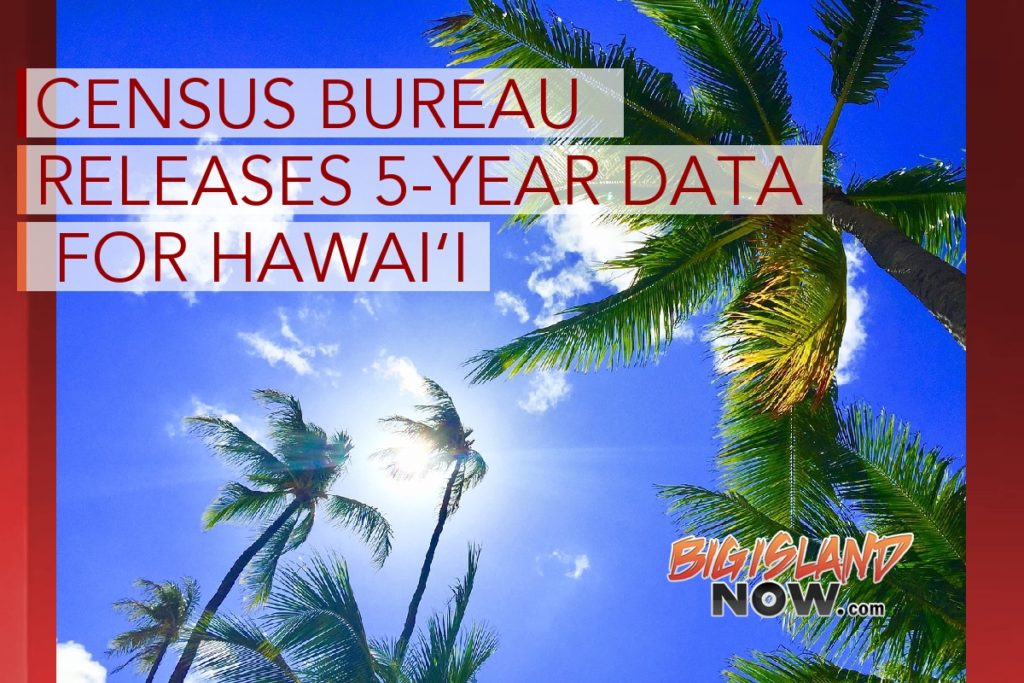 Census Bureau Releases 5Year Data for Hawai‘i Big Island Now