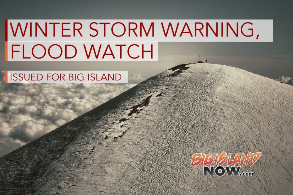 UPDATE: Flood Watch, Winter Storm Warning Cancelled for Big Island ...