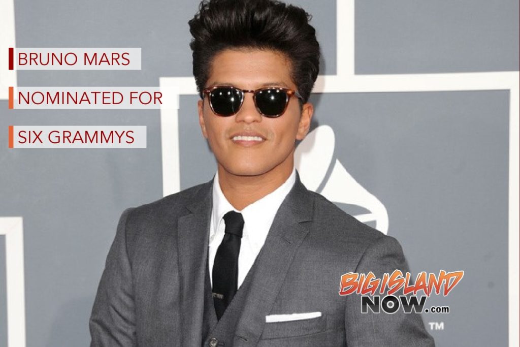 Bruno Mars Looks to Increase Hawai‘i’s Grammy Awards Big Island Now