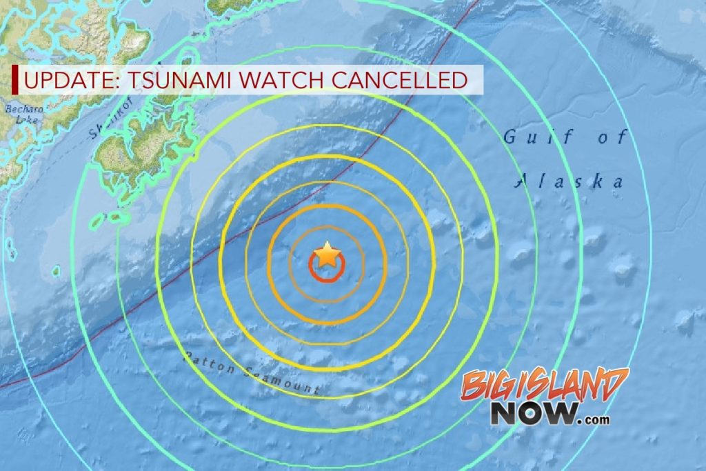 Hawaii tsunami watch today update