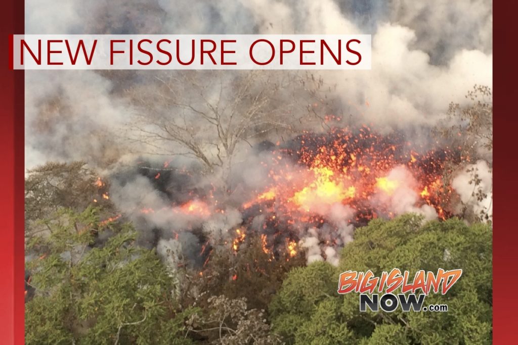 New Fissure Opens, Several Reactivate : Big Island Now