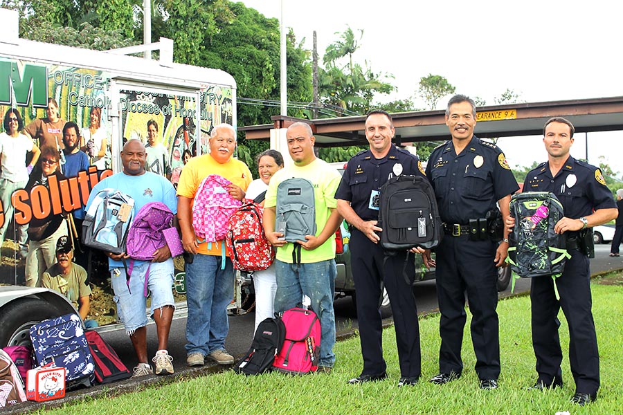 HPD Backpack Drive Big Island Now