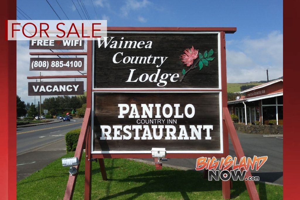 FOR SALE Waimea Country Lodge & Paniolo Country Inn Restaurant Big