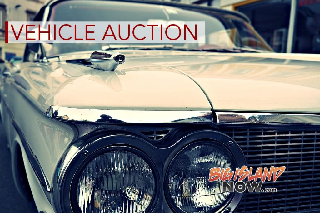 UPDATE 49 Abandoned Vehicles to Be Auctioned Big Island Now