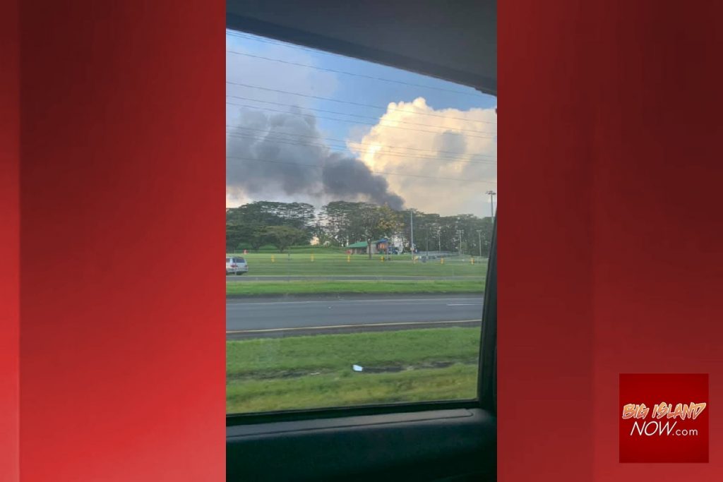Structure at Commercial Recycling Business Catches Fire in Kea‘au Big Island Now