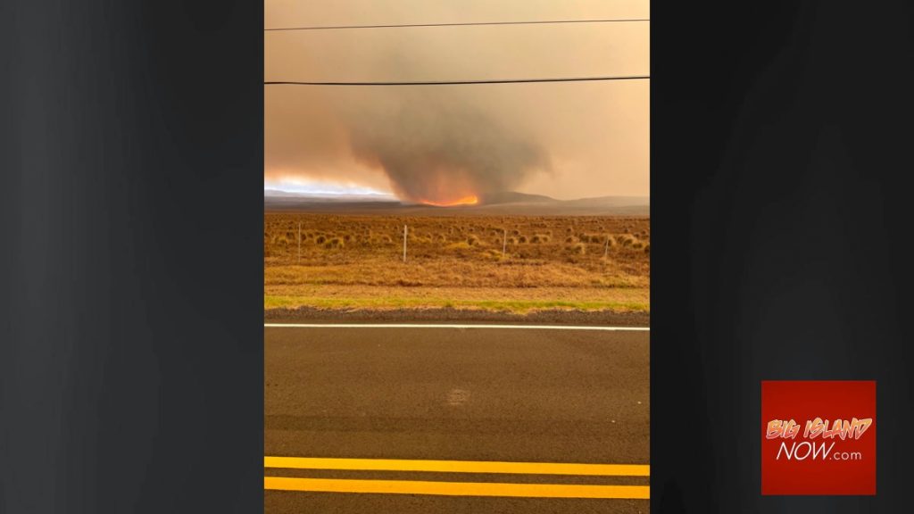 Fire Chief Reports Some Containment of Mana Road Brush Fire Big