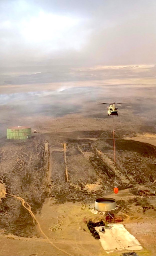 PHOTO GALLERY Firefighters Execute ‘Back Burn’ to Protect Waikoloa Village Big Island Now