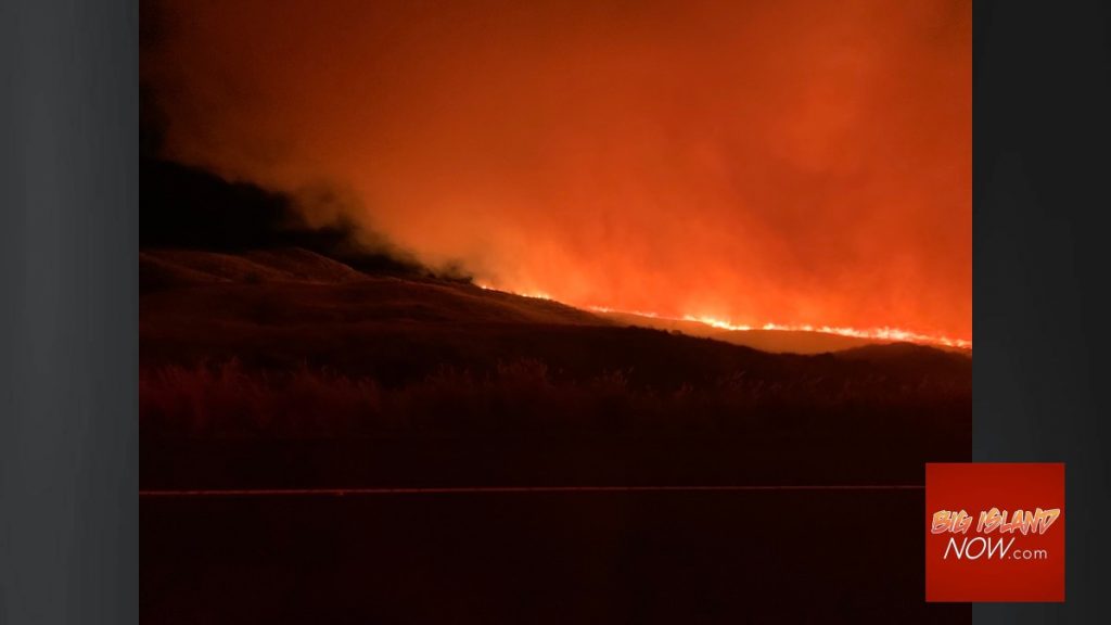 Crews Continue to Battle Brush Fires in S. Kohala, PTA Big Island Now