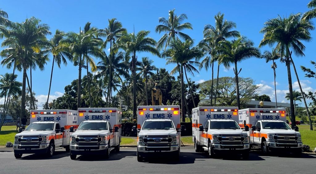 Hawaiʻi County 5 new ambulances to fleet Big Island Now