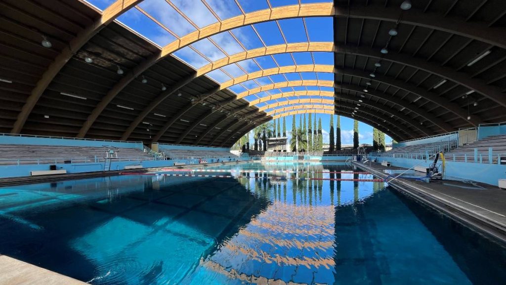 Charles 'Sparky' Kawamoto Swim Stadium in Hilo reopens : Big