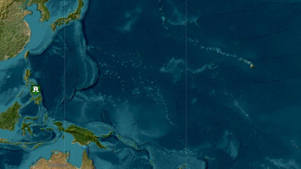 Map: Pacific Tsunami Warning Center in Honolulu
