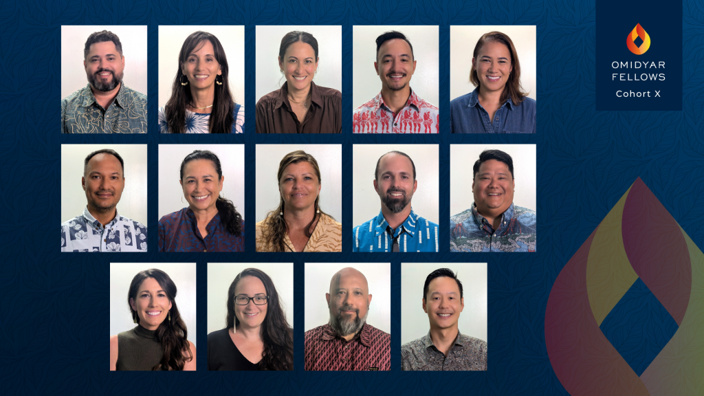 Fourteen leaders throughout Hawaiʻi were selected for the Omidyar Fellows Cohort X. (Photo courtesy)