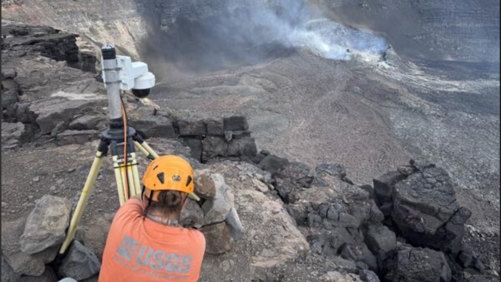 U.S. Geological Survey searches for new monitoring site after Kīlauea summit camera buried in volcanic debris