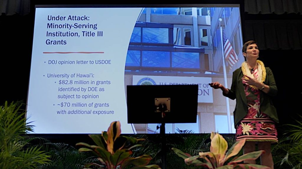 University of Hawaiʻi President Hensel delivers inaugural systemwide address