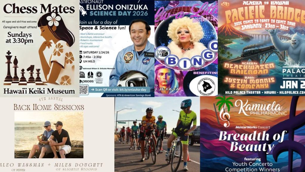 Top 10 things to do on Big Island for Jan. 23-29: ManaFest returns to Puna, learn about Kīlauea lava fountains, music events and more