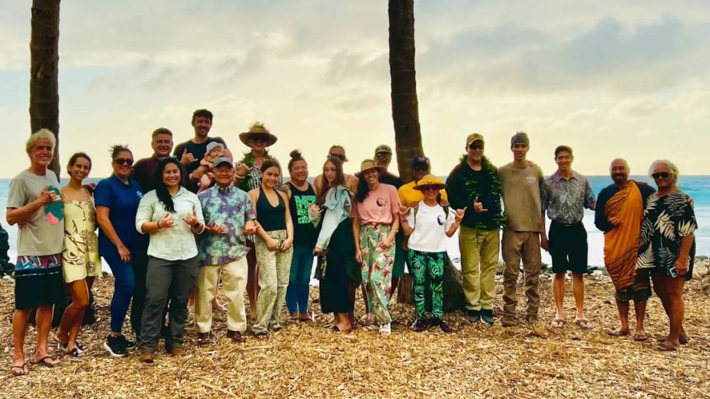 A blessing was held at Keakealaniwahine, a 15,000-square-foot property purchased in February 2026 by Hawaiʻi County for public access to the ocean in North Kona.  (Photo: Hawaiʻi County)
