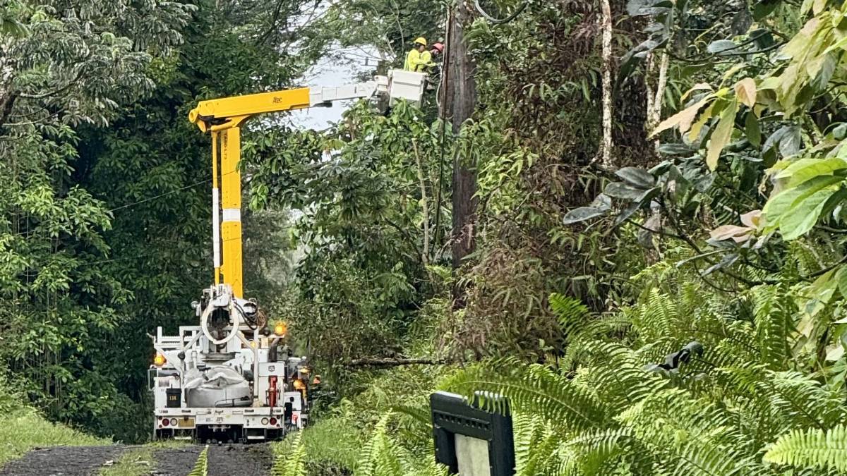 Hawaiian Electric says major repairs from Hurricane Lala completed on Big island ahead of schedule