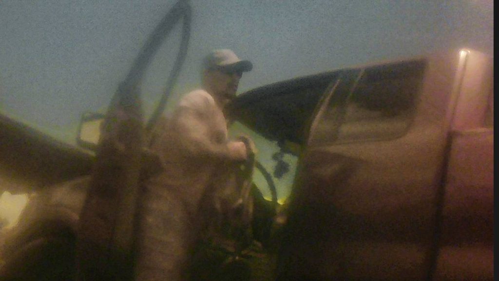 Police are looking for this man — described as in his 30s with a light tan complexion, dark colored hair, short facial hair and a tattoo on his right arm — as a person of interest in a burglary in August 2025 in Ocean View. (Photo: Hawai'i Island police)