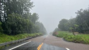 Portion of Highway 11 closes during flash flood warning in Kaʻū