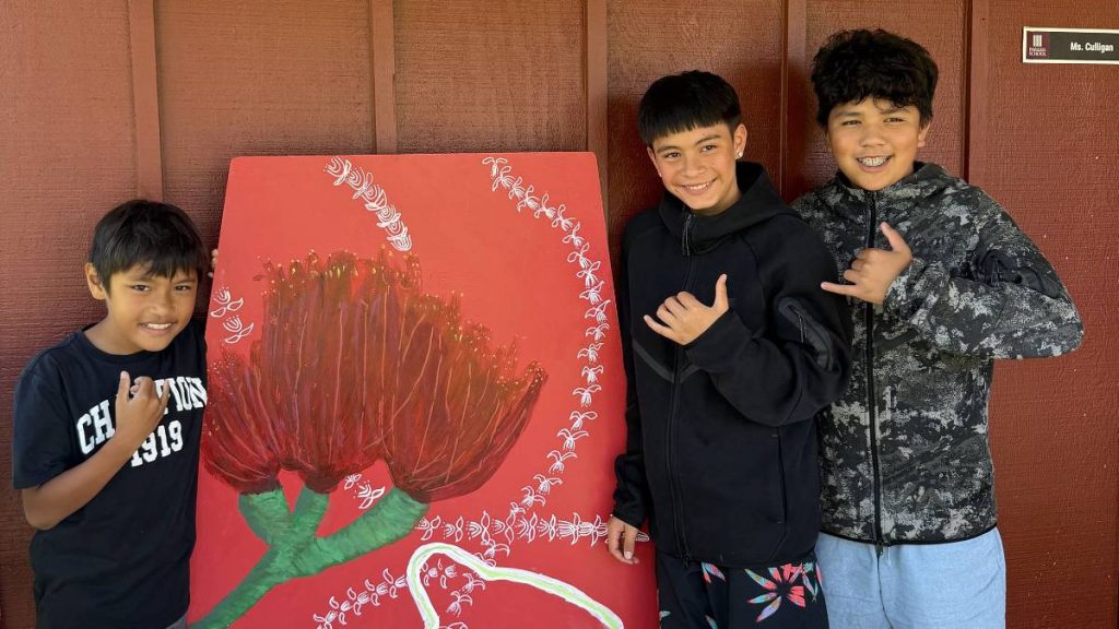 Kings’ Shops supports students in their artistic exploration of Hawaiian Islands