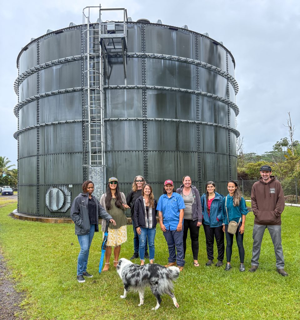 Hawaiʻi Community College students visit the Hawaiian Beaches Water Company in Waiakahiʻula as part of a certificate program. (Photo Credit: Hawaiʻi Community College)