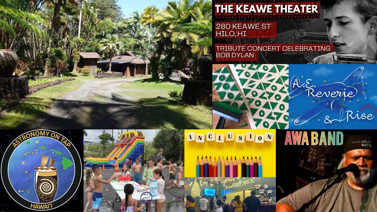 Top 10 things to do on Big Island for July 3-9: Bob Dylan tribute, free farm tour, Astronomy on Tap and more