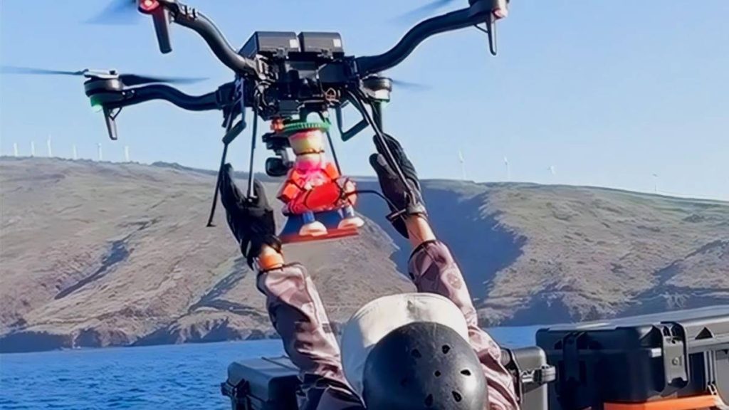 New methods revolutionize research, provide deployment of whale tags from the sky