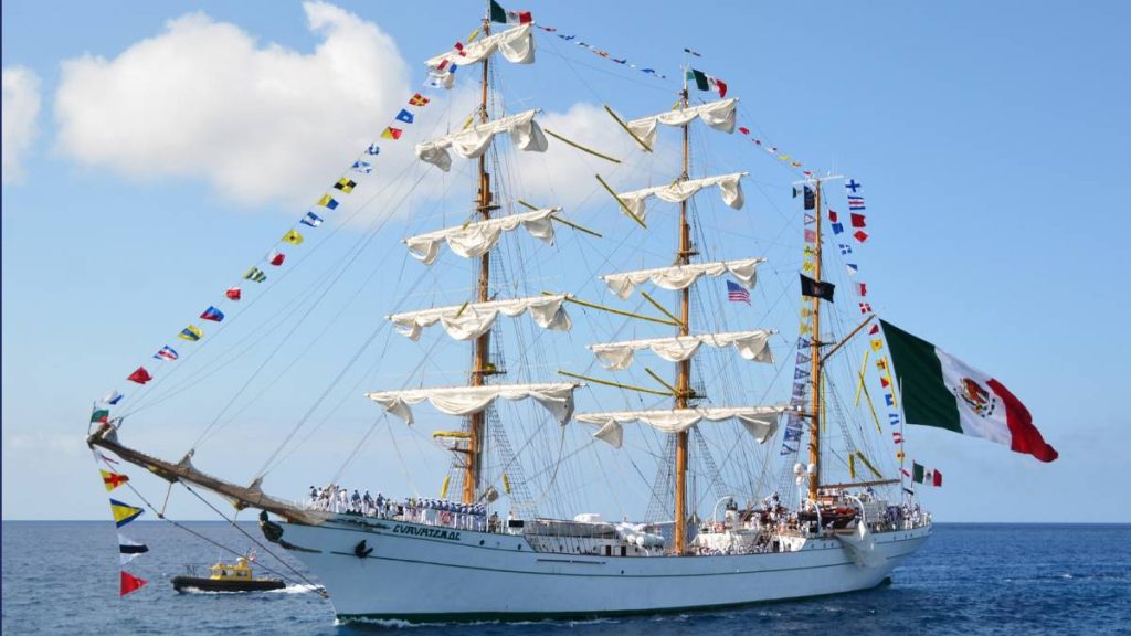 Iconic Mexico Navy training ship’s historic visit to Honolulu marks its return to international waters