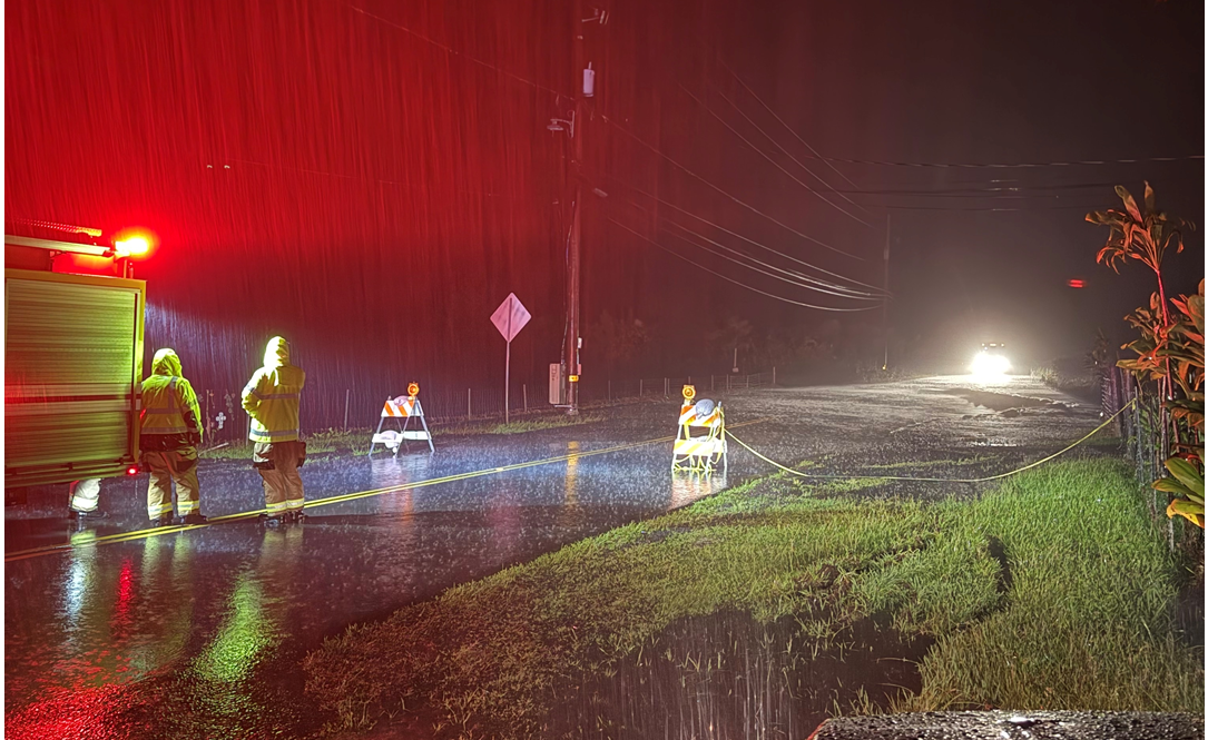 PHOTOS: Hawai‘i National Guard provides aid, rescues ambulance crew during Hurricane Lala