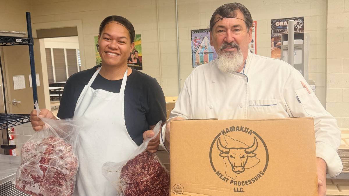 Parker Ranch delivers locally raised beef to Big Island public schools