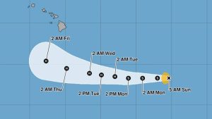 Lowell continues westward trek; still poses no immediate threats to Hawai‘i