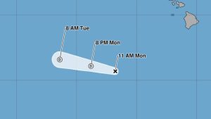 Flood watch canceled for Big Island; Moke now more than 500 miles away