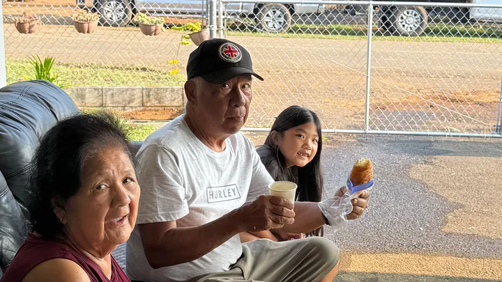 Leo and Hermie Norberteʻs home and coffee business were severely damaged during Hurricane Lala in August 2026. (Photo Courtesy: Joanne Norberte)