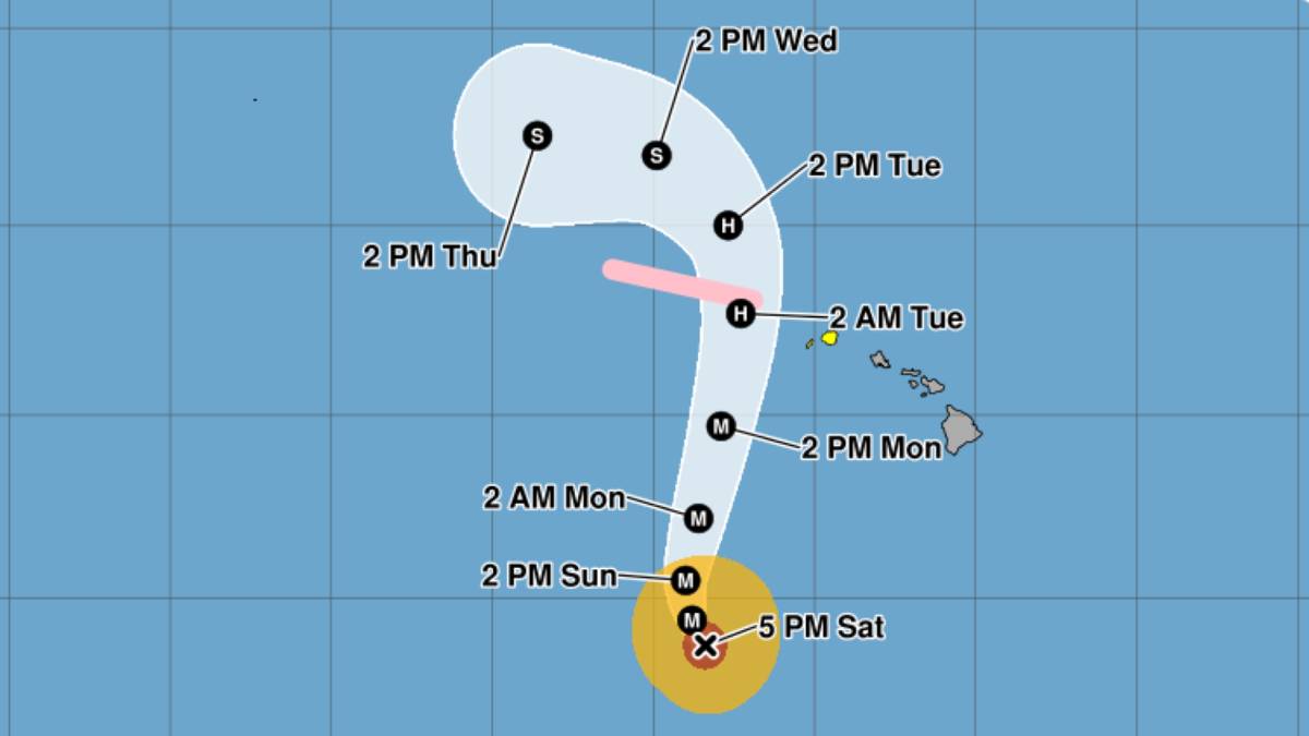 Category 4 Hurricane Lowell holding steady; tropical storm conditions possible by late Monday for Kauaʻi County