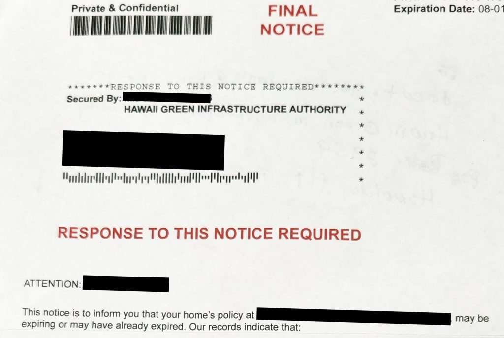 State warns residents of a series of fraudulent mailers being used for mortgage protection scams