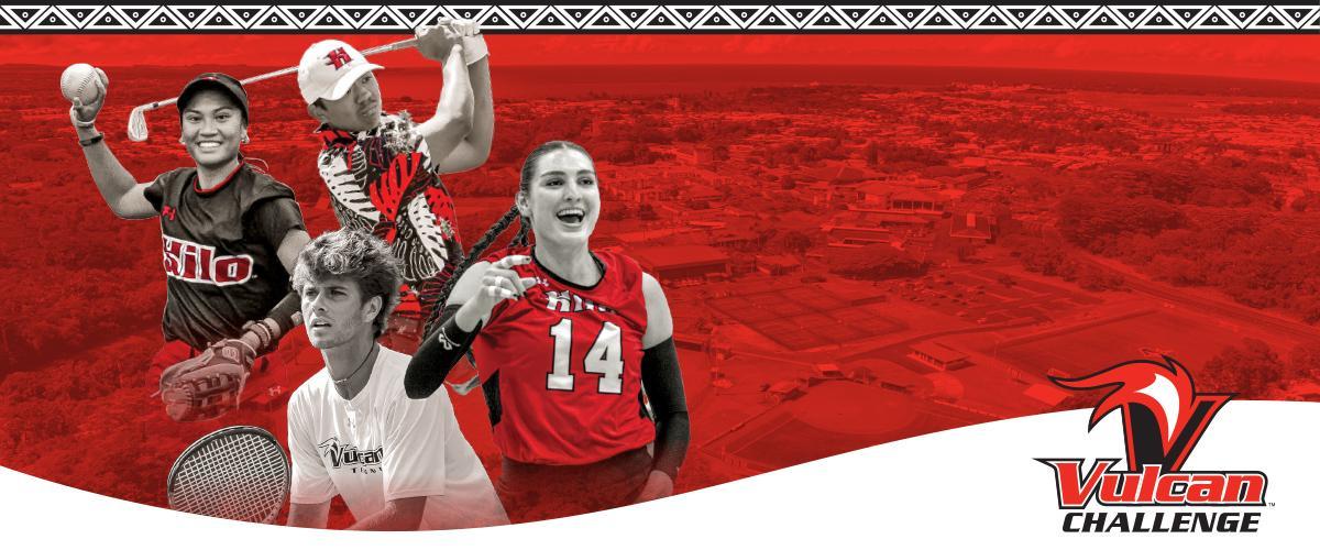 The annual Vulcan Challenge is underway through Oct. 23 to raises money to support student-athletes. (Photo Courtesy: University of Hawaiʻi at Hilo)