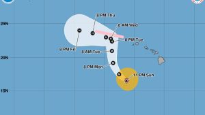 Hurricane Nolo strengthens to a Category 4 as it moves toward Papahanaumokuakea