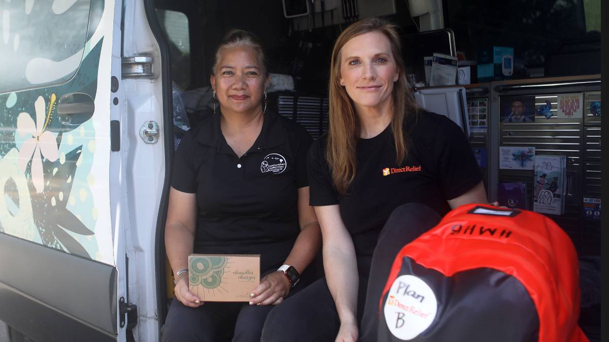 Mobile medical van with 4-wheel drive serves rural Kaʻū after Hurricane Lowell shutters health center