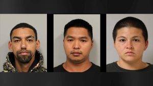 Three people arrested in connection to store thefts on Saturday