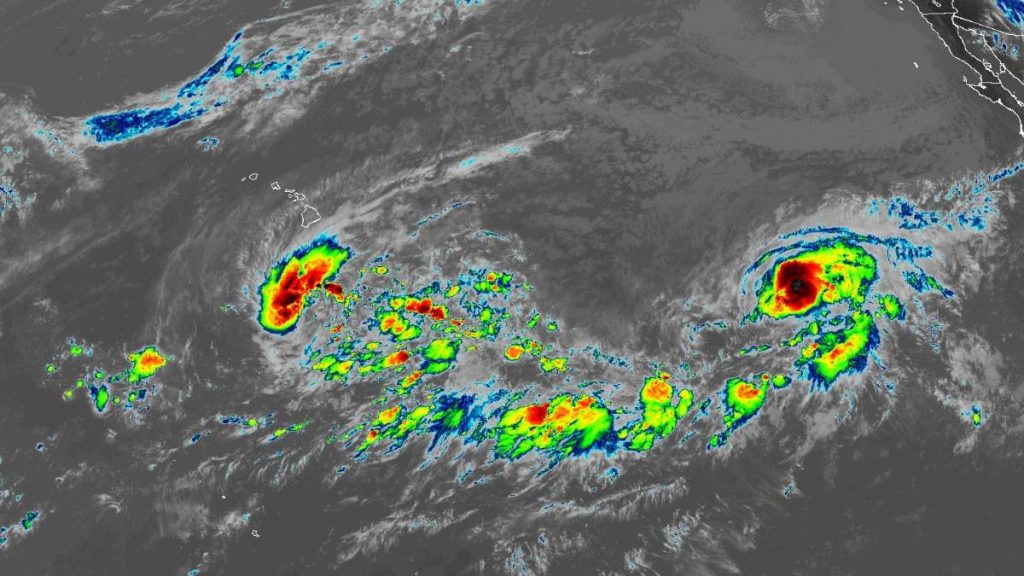 Tropical Depression Fifteen-E expected to strengthen later today as it nears Big Island