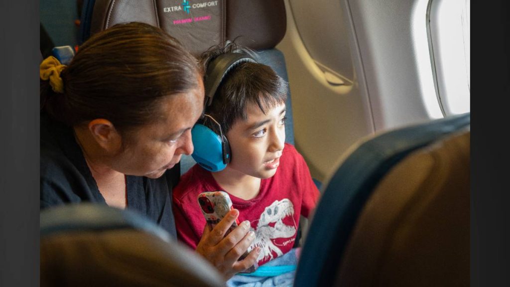 For people with autism, sensory sensitivities and other disabilities, the flight experience can be overwhelming. (Photo courtesy: Alaska Air Group)