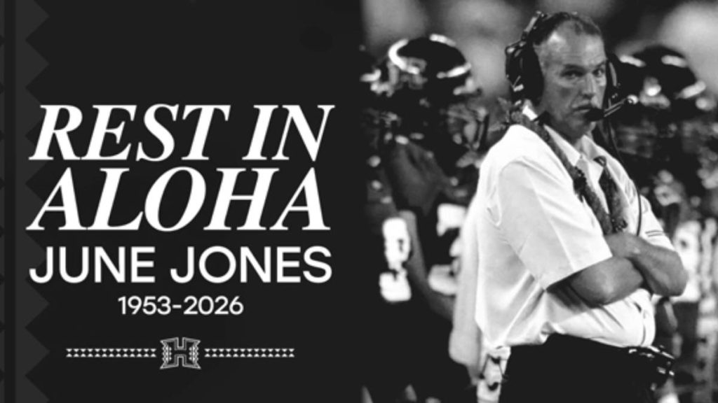 Legendary, transformative former Rainbow Warriors head coach June Jones dies